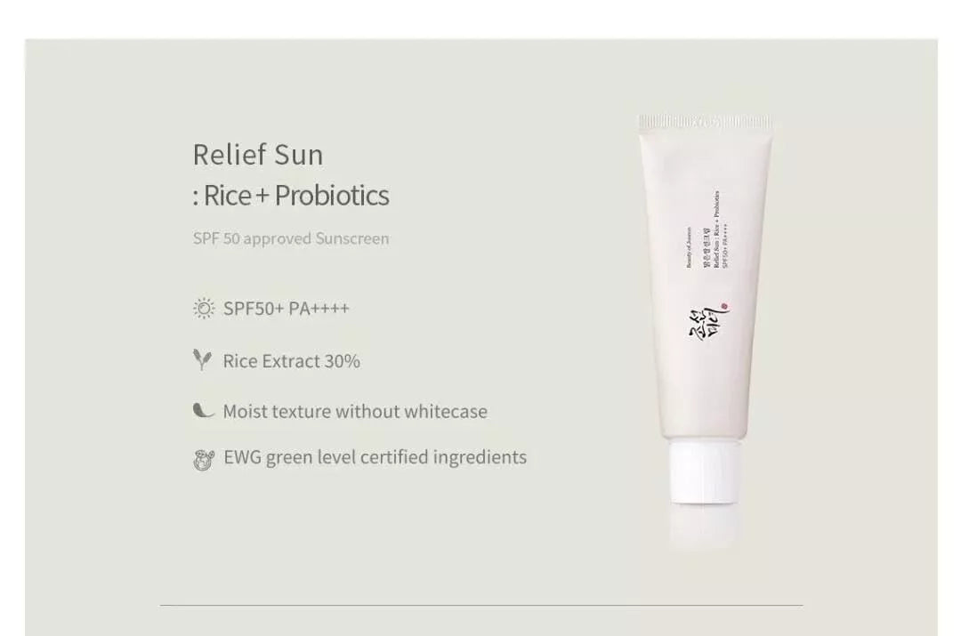 Beauty Joseon Relief Sun: Rice + Probiotics Set(Pack Of 2, 50ML each)